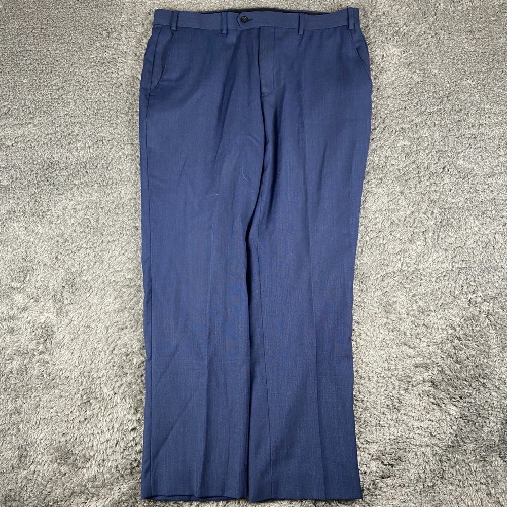 Lauren Ralph Lauren Black‎ Label 2 Piece Suit Mens 44R Blazer 36x30 Trouser Blue